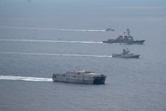 Hải quân Mỹ và Philippines bắt đầu tập trận trên Biển Đông
