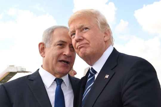 Tổng thống Mỹ Donald Trump và Thủ tướng Israel Netanyahu