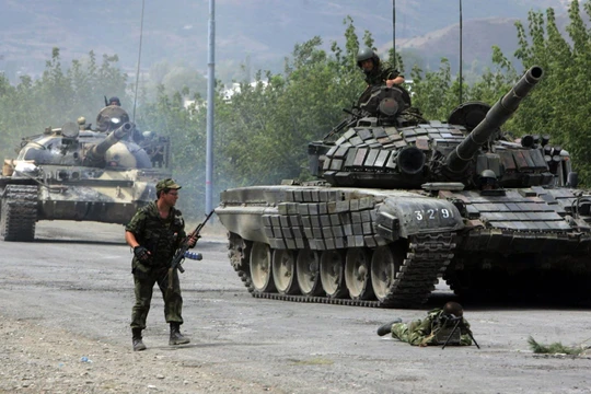 Binh sĩ Nga trong cuộc chiến ngắn ngủi với Gruzia năm 2008