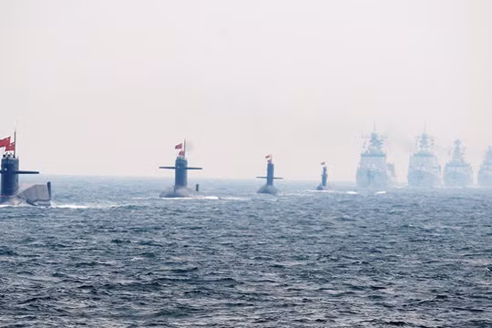 Trung Quốc thường xuyên tập trận hải quân trên biển trong thời gian gần đây thách thức dư luận quốc tế, nhất là sau khi Tòa Trọng tài bác bỏ yêu sách đường lưỡi bò ngang ngược