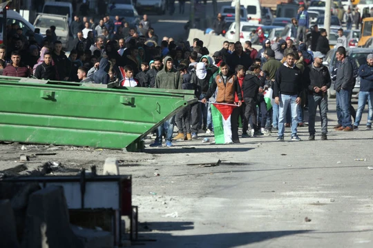 Người Palestin rầm rộ xuống đường biểu tình phản đối Mỹ mở đại sứ quán tại Jerusalem