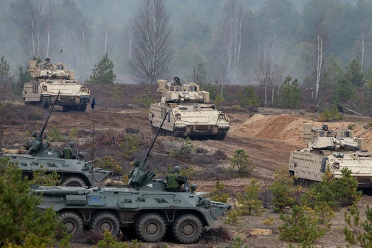 Một cuộc tập trận của lực lượng NATO