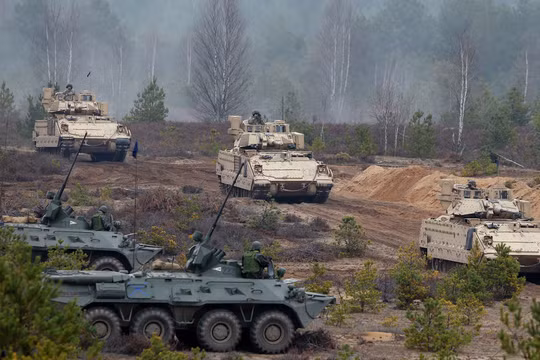 Một cuộc tập trận của lực lượng NATO