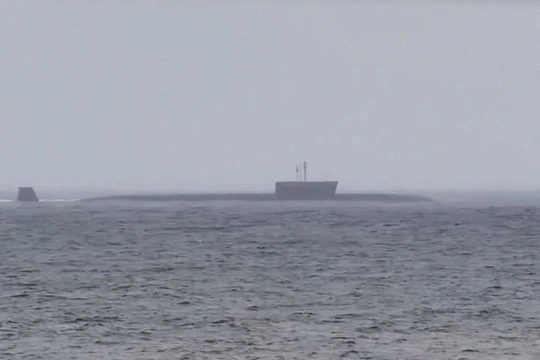 Tàu ngầm hạt nhân chiến lược Yuri Dolgoruky đã bắn thử thành công tên lửa đạn đạo liên lục địa Bulava.