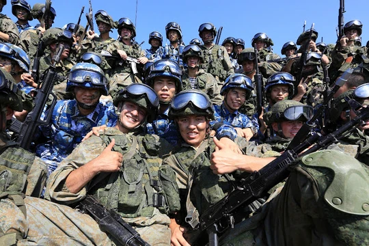 Nga đã tập trận chung với Trung Quốc ở Biển Đông hồi tháng 9 vừa qua