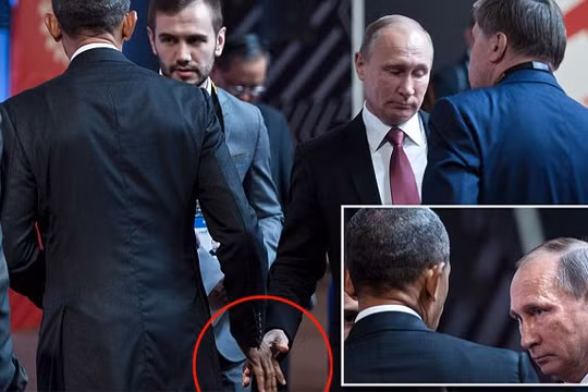 Cái bắt tay thể hiện quan hệ căng thẳng giữa hai nước Nga-Mỹ tại Thượng đỉnh APEC tại Peru 2016