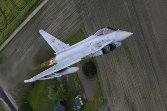 Tiêm kích Typhoon của không quân Ý làm nhiệm vụ trên không phận khu vực Baltic