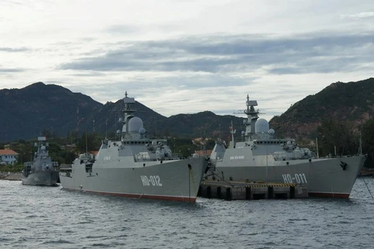 Cặp chiến hạm Gepard đầu tiên của hải quân Việt Nam