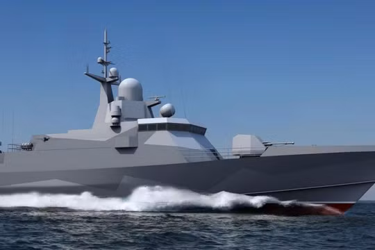 Chiến hạm đề án 22800 Shkval được cho là trang bị tên lửa hành trình Kalibr
