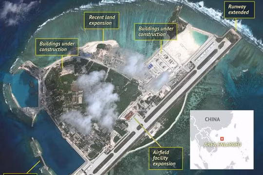 Đảo Phú Lâm thuộc quần đảo Hoàng Sa của Việt Nam bị Trung Quốc xâm chiếm bằng vũ lực