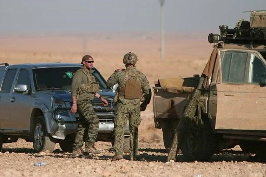 Lực lượng Mỹ đang có mặt trên chiến tuyến Raqq tại chiến trường Syria