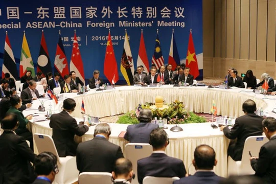 Một cuộc họp giữa quan chức ASEAN và Trung Quốc (ảnh minh họa)
