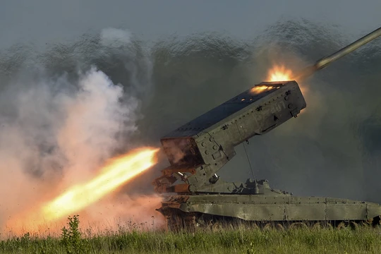 Pháo phản lực nhiệt áp của Nga đã lần đầu được thử lửa tại chiến trường Syria