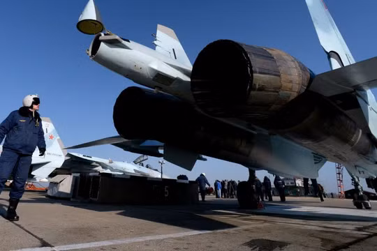 Chiến đấu cơ Su-35S Nga trên chiến trường Syria