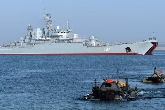 Lực lượng NATO tập trận đổ bộ trên khu vực Biển Đen