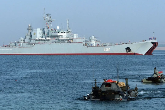 Lực lượng NATO tập trận đổ bộ trên khu vực Biển Đen