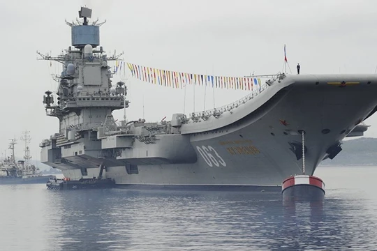 Nga đã điều tàu sân bay duy nhất tới tham chiến tại Syria