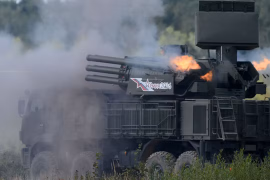 Hệ thống phòng không Pantsir của Nga được cho là nhân tố giúp Syria bắn hạ nhiều tên lửa của liên quân Mỹ-Anh-Pháp