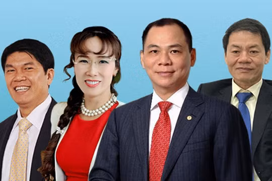 Việt Nam đã có 4 tỷ phú lọt vào danh sách xếp hạng của Forbes 