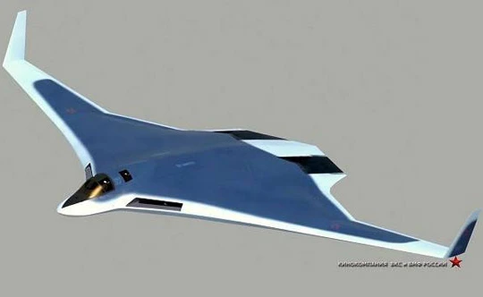 Mô hình máy bay ném bom chiến lược PAK DA của Nga