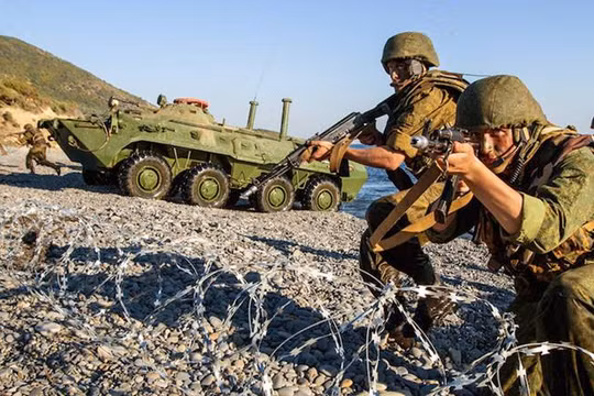 Binh sĩ Nga trong một cuộc tập trận