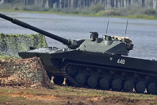 Xe bọc thép Sprut của Nga