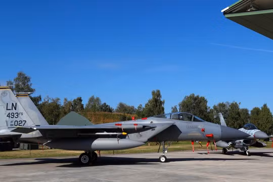 Chiến đấu cơ F-15 Mỹ có mặt tại Litva