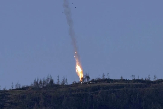 Cường kích Su-24 Nga bị bắn hạ tại Syria