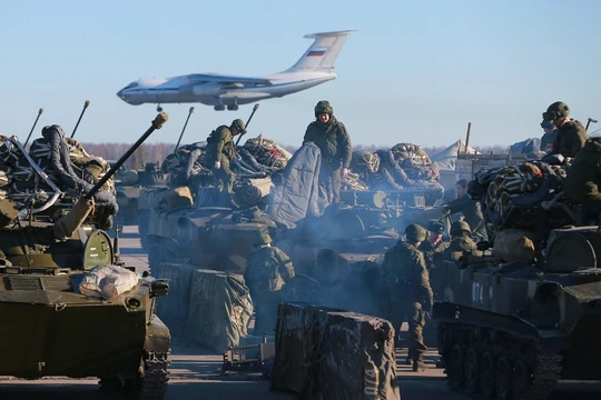 Quân đội Nga trong một cuộc tập trận