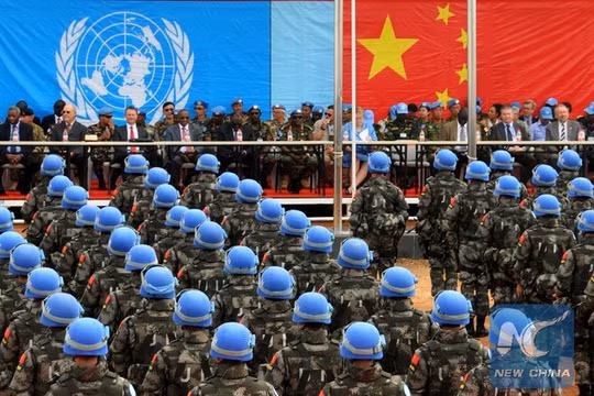 Lính Trung Quốc làm nhiệm vụ ở Nam Sudan