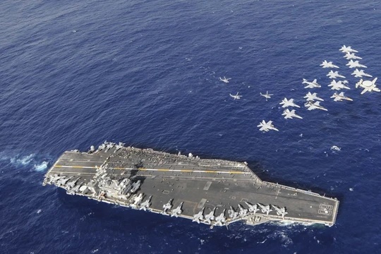 Mỹ có kế hoạch thường trực hai cụm tác chiến tàu sân bay Mỹ ở khu vực châu Á-Thái Bình Dương