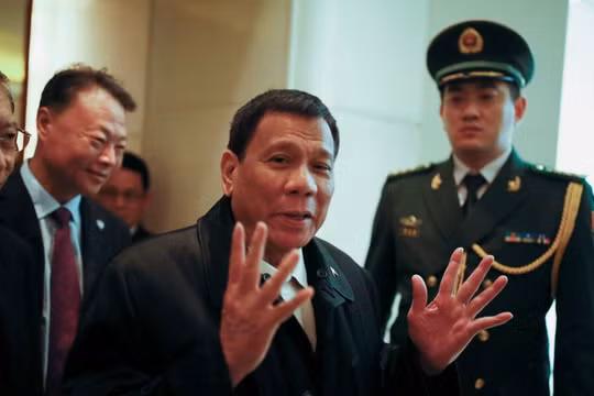 Ông Duterte trong chuyến thăm Trung Quốc