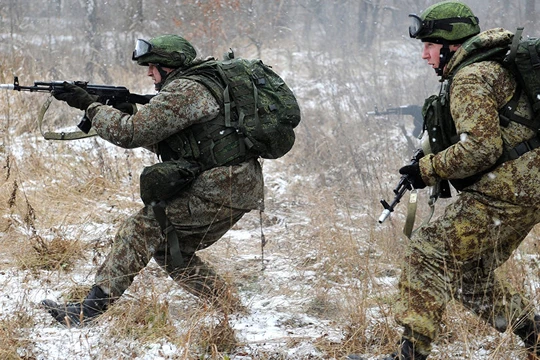 Binh sĩ Nga trong một cuộc tập trận