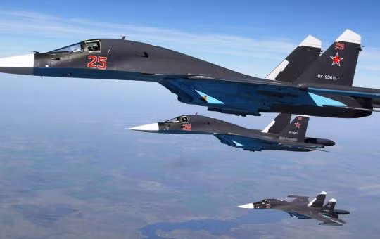 Chiến đấu cơ Su-34 Nga tham chiến tại Syria