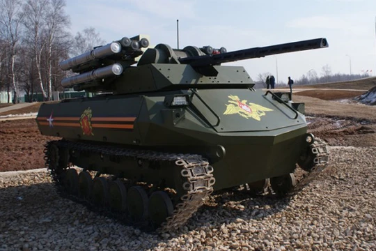 Robot chiến đấu Nga đã xung trận tại chiến trường Syria