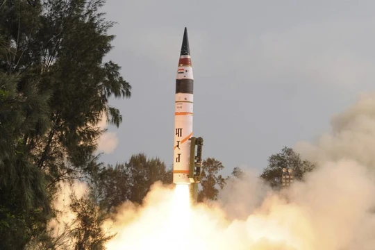 Một vụ thử tên lửa đạn đạo tầm xa của Ấn Độ