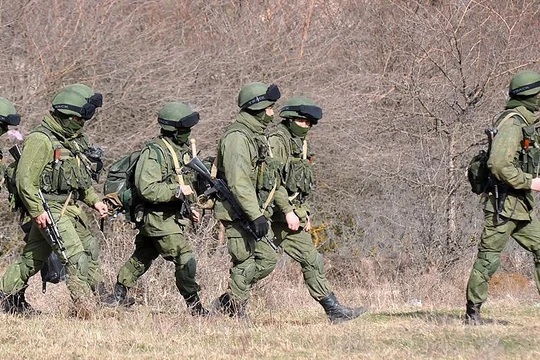 Binh sĩ Nga trong một cuộc tập trận