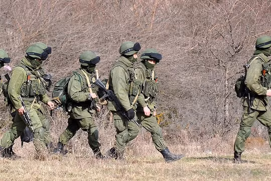 Binh sĩ Nga trong một cuộc tập trận