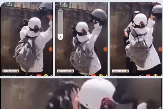 Ảnh tự khoe trên tiktok của YN- nữ sinh đánh bạn dã man ngày 24/10