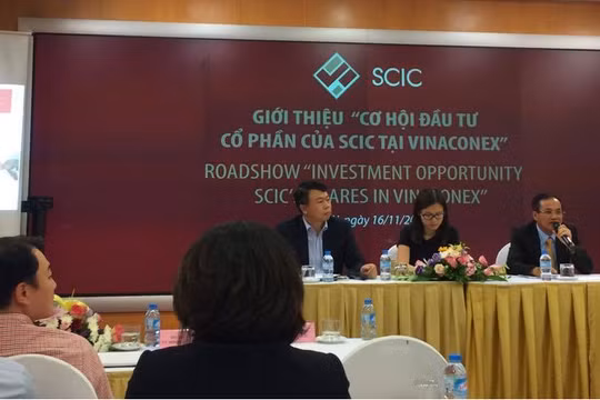 Buổi Road show "Giới thiệu cơ hội đầu tư cổ phần của SCIC tại Vinaconex" được tổ chức ngày 16/11/2017 (Ảnh: P.D)