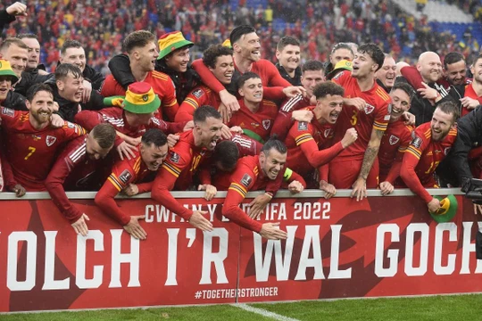 Xứ Wales lần đầu tiên trở lại World Cup sau 64 năm. Ảnh: Reuters