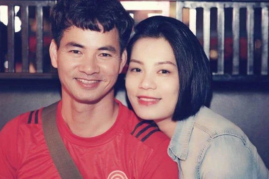 Diễn viên Xuân Bắc và bà xã Hồng Nhung