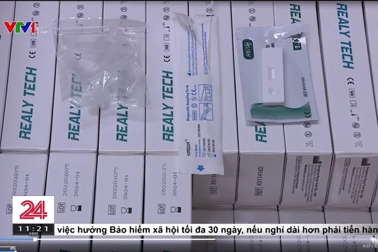 Bộ kit test nhập lậu không rõ nguồn gốc 