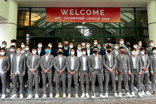 Các cầu thủ HAGL sẵn sàng tham dự AFC Champions League 