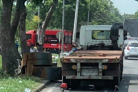 Hiện trường vụ tai nạn 