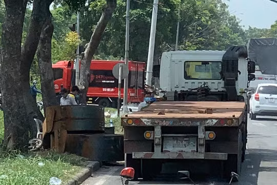 Hiện trường vụ tai nạn 