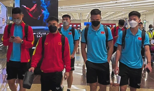 ĐT U23 Việt Nam đã có mặt tại UAE