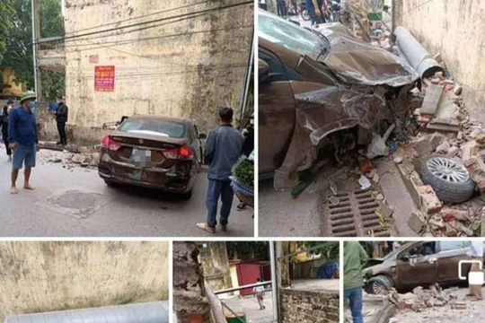 Hiện trường vụ tai nạn nghiêm trọng 