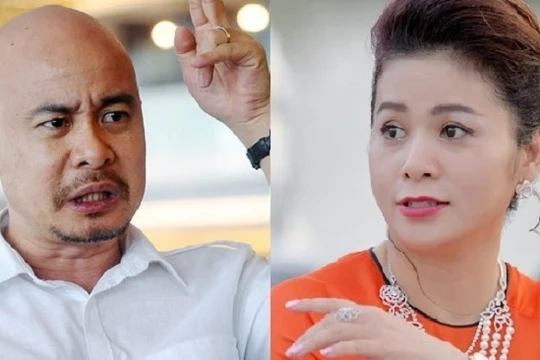 Hai vợ chồng ông Vũ, bà Thảo.