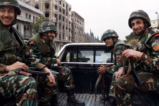 Binh sĩ quân chính phủ Syria.